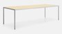 MDF Italia Offset Indoor - Esstisch - 240 x 90 cm - Dune - Aluminium 
