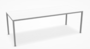 MDF Italia Tense Dining Table - Esstisch - Cristalplant Weiss matt 220 x 90 cm