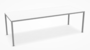 MDF Italia Tense Dining Table - Esstisch - Cristalplant Weiss matt 240 x 90 cm