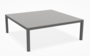 MDF Italia Tense Material - Couchtisch - Kunststein Hellgrau Serena-100 x 100 cm-35cm