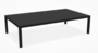 MDF Italia Tense Material - Couchtisch - Kunststein Schwarz Schiefer-140 x 80 cm-35cm