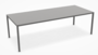 MDF Italia Tense Material - Esstisch - 240x100 cm-Kunststein Hellgrau Serena