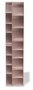 MDF Italia Random 2C - Standregal - Puder pink matt lackiert pink