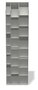 MDF Italia Random 3C - Standregal - Weiss Matt Lackiert
