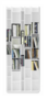 MDF Italia Random 5C - Standregal - Weiss Matt Lackiert