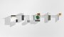 MDF Italia Randomissimo - Wandregal - Modul A - Modul B - links - Rechts - Weiss Matt Lackiert