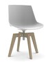 MDF Italia Flow Chair Iroko - Gartenstuhl - Weiss