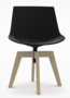 MDF Italia Flow Chair Iroko - Gartenstuhl - Schwarz