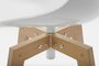 MDF Italia Flow Chair Iroko - Gartenstuhl - Weiss