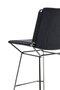MDF Italia Neil Leather Stool - Barhocker mit Lederbezug - Schwarz