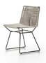 MDF Italia Neil Twist Chair - Stuhl - Ecru - Bleischwarz Matt Lackiert