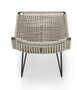 MDF Italia Neil Twist Chair - Stuhl - Ecru - Bleischwarz Matt Lackiert