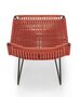 MDF Italia Neil Twist Chair - Stuhl - Orange - Bleischwarz Matt Lackiert