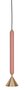 Pholc Apollo 39 - Pendelleuchte - Coral pink, Brass