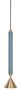 Pholc Apollo 39 - Pendelleuchte - Deep sea, Brass