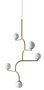 Pholc Mobil - Pendelleuchte - 100 cm - Brass, Opal