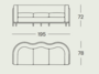 Zanotta Onda 3-Sitzer Sofa