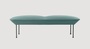 Muuto Oslo - Bench - Dark Grey / Steelcut 966