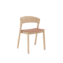 Muuto Cover Side Chair - Refine Leather Cognac/Oak