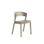 Muuto Cover Side Chair - Refine Leather Stone/Dark Beige 