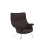 Muuto Doze Lounge Chair - Easy Leather Root/Chrome