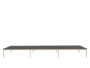 Muuto Linear System Configuration 3 - Black Nanolaminate/Black ABS/Oak