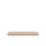 Muuto Outline Daybed - Refine Leather Beige/Polished Aluminum