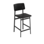 Muuto Loft Counter Stool - Steelcut 190/Black/Black