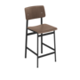 Muuto Loft Counter Stool - Black/Stained Dark Brown