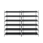 Muuto Compile Shelving System - Configuration 8 - Black