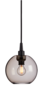 BELID GLORIA PENDAN Ø190 - BLACK/SMOKY GLASS