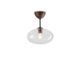 Belid Bullo Ceiling Ø270 H320 - Clear Glass/Brass