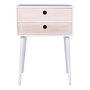 House N Rimini Bedside Table - Natural / White