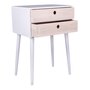 House N Rimini Bedside Table - Natural / White