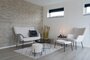 House N Glasgow Sofa - Artificial Lamb Skin
