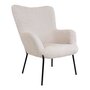 House N Glasgow Chair White w. Black Legs