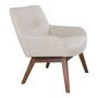 House N London Lounge Chair  - Sand / walnut legs