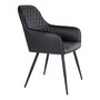 House N Harbo Dining Chair - black PU