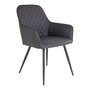 House N Harbo Dining Chair - dark grey PU