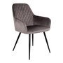 House N Harbo Dining Chair - mushroom velvet