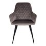 House N Harbo Dining Chair - mushroom velvet