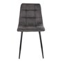 House N Middelfart Dining Chair - Dark grey microfiber