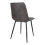House N Middelfart Dining Chair - Dark grey microfiber
