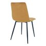 House N Middelfart Dining Chair - Mustard yellow velvet