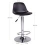 House N Trondheim Bar Chair - Black