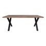 House N Montpellier Dining Table - smoked oiled oak