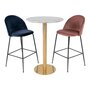 House N Bolzano Bar Table - Brass Base