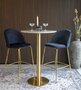 House N Bolzano Bar Table - Brass Base