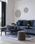 House N Jersey Mirror - Round - 60 cm brass