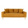 House N Lido 2,5 Seater Sofa - mustard yellow